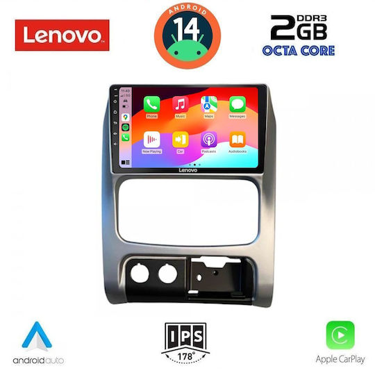 Lenovo Car Audio System for Jeep Cherokee / Liberty 2002-2007 (Bluetooth/USB/AUX/WiFi/GPS/Apple-Carplay/Android-Auto) with Touch Screen 9"