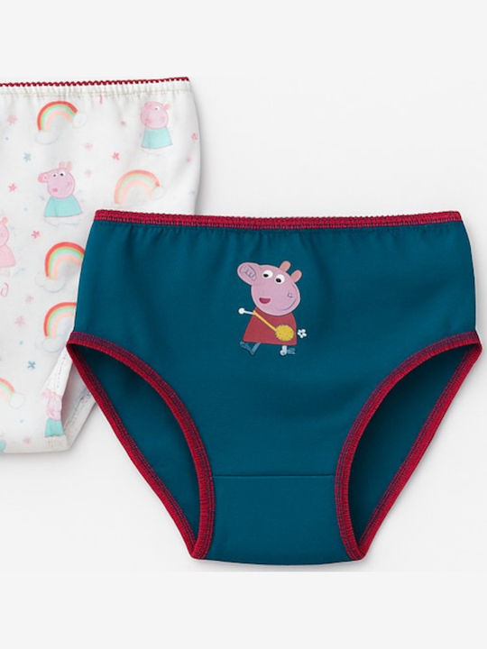 Peppa Pig Комплект детски гащички Многоцветни 3бр