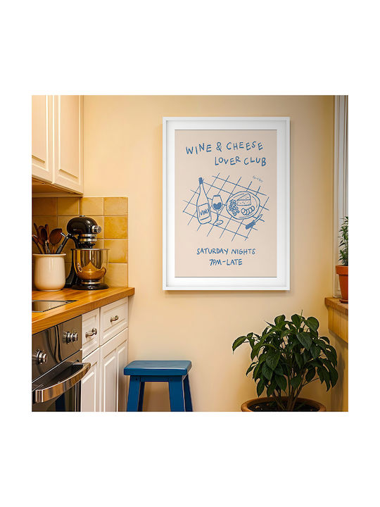 Poster Cheese & Wine Lovers Club Pst25306 21cm X 30cm