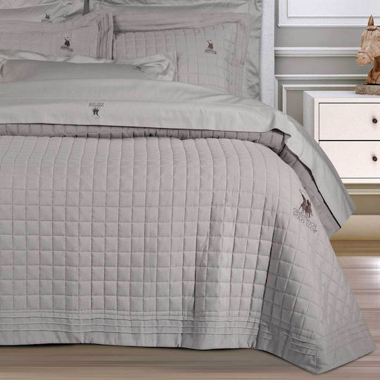 Greenwich Polo Club 2356 Κουβερλί Υπέρδιπλο Microfiber Taupe 240x250cm