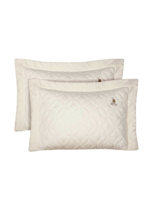 Greenwich Polo Club Pillowcase Set Oxford Ecru 50x70cm.