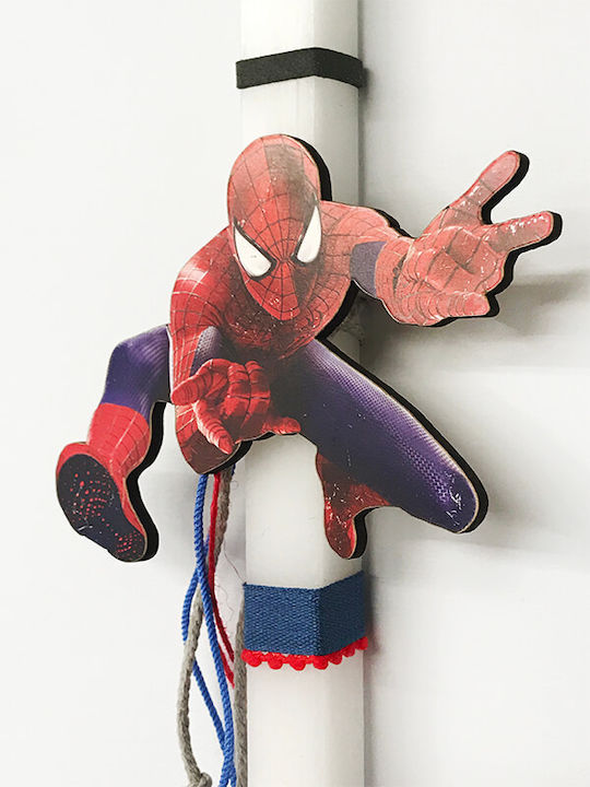 Κερί Λαμπάδα Spiderman Τετράγωνη Κόκκινη Κερί Λαμπάδα Spiderman Τετράγωνη Κόκκινη