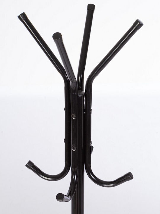 Bizzotto Cuiere de podea Metal Negru 42x42x172cm