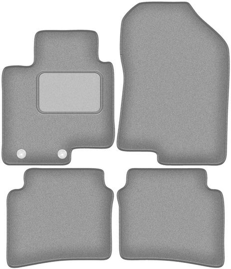 Gray Car Mats Hyundai Bayon Crossover 2021