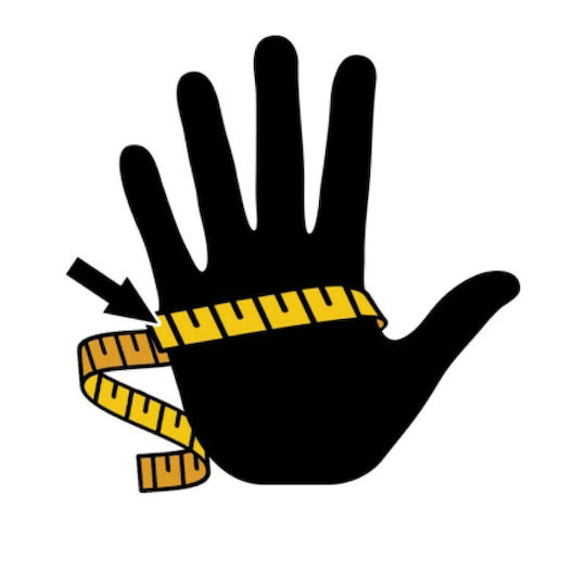 Glove Predator Second Skin Black Grey S/m