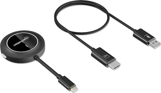 Manhattan HDMI адаптер 1080p безжичен HDMI дисплей комплект за презентации