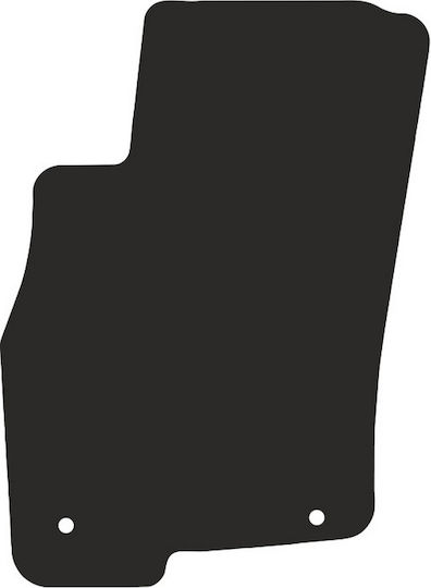 Driver's Car Carpet Made of Polyamide for Fiat Grande Punto Hatchback 2005-2009 Rubberized Front Mat