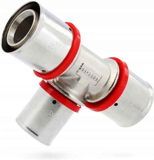 Triple Brass Pex-al-pex Diamond Tee Fitting 32x25x32 Fzz-009.32x25x32.t-3