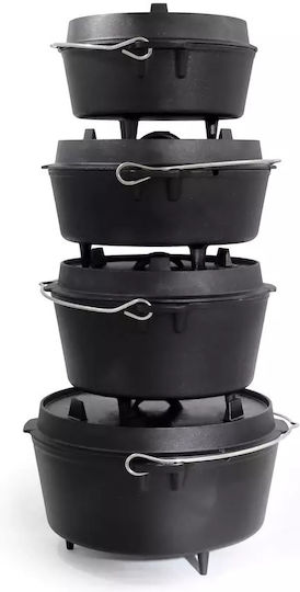 Cast Iron Dutch Oven Origin Outdoors with Legs 6L