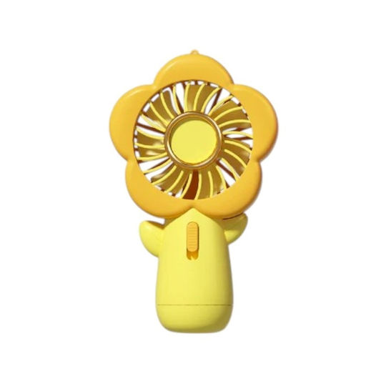 Cs13652 Handgehaltene USB Ventilator 3W Gelb