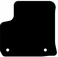 Driver's Carpet Made Polyamide Peugeot E-208 Ii Hatchback 2019 Rubberized Driver's Mat