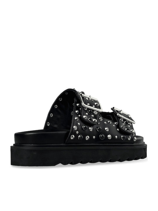 Γυναικεία Σανδάλια Flatforms Μαύρα