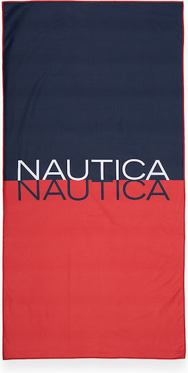 Nef-Nef Homeware Πετσέτα Microfiber Σώματος 200gr/m² Nautica Duocolor Red 160x80εκ.