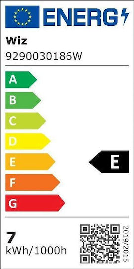 WiZ Smart Λάμπα LED 6.7W για Ντουί E27 και Σχήμα ST64 Ρυθμιζόμενο Λευκό 806lm Dimmable