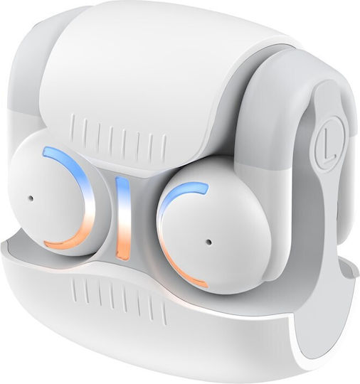 Havit OWS907 Open Ear Bluetooth Handsfree Ακουστικά με Θήκη Φόρτισης Γκρι