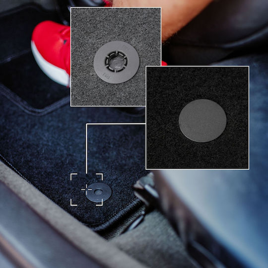 Black Driver Mat Dacia Lodgy Minivan 2012