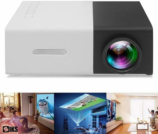 Мини Проектор LCD LED лампа Черен