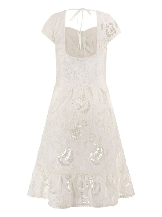 Mini Damenkleid Weiß