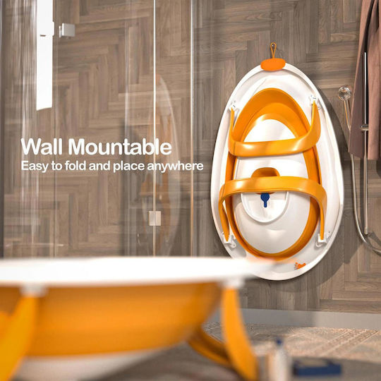 Foldable Baby Bath Orange