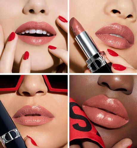Dior Rouge Dior Lippenstift Nachfüllbar Metallisch 100 Nude 3,5 g