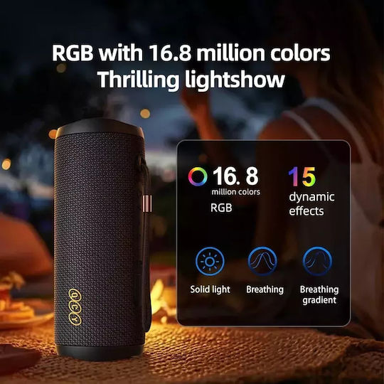 QCY SP7 Waterproof Bluetooth Speaker 40W with Battery Life up to 14 hours Red