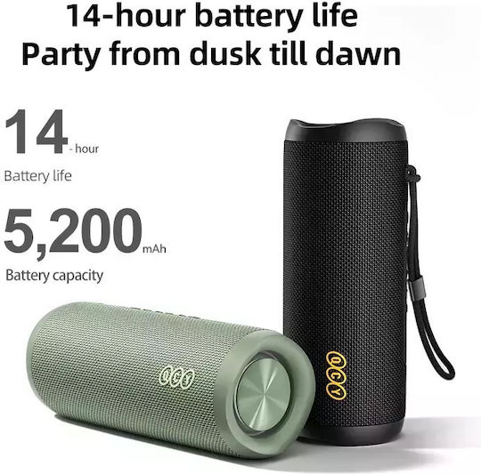 QCY SP7 Waterproof Bluetooth Speaker 40W with Battery Life up to 14 hours Green