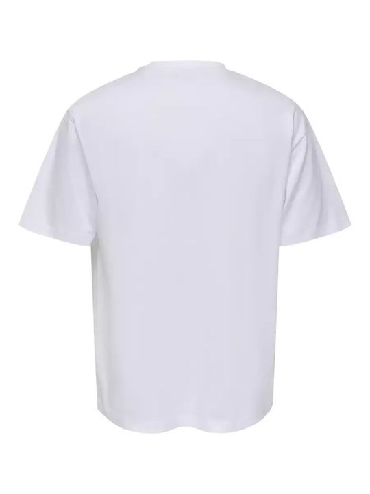 Tricou cu mânecă scurtă pentru adulți – Avatar „Aang” Alb