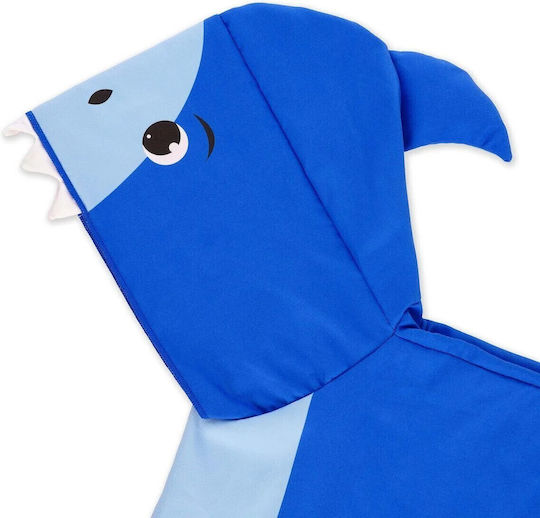 Legami Beach Towelling Poncho for Kids Shark Ptk0002