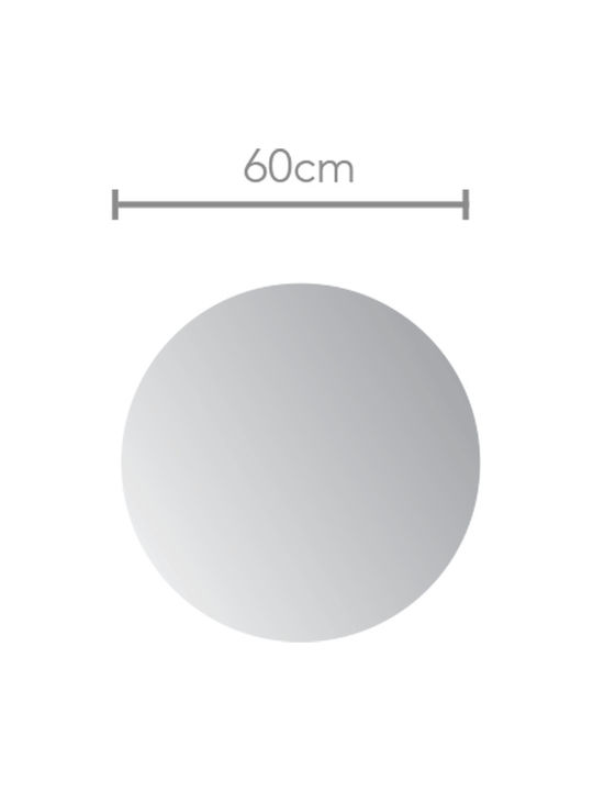 Imex Runder Badezimmerspiegel LED 60x60cm