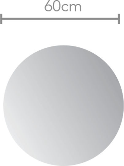 Imex Кръгло Банско Огледало LED 60x60см