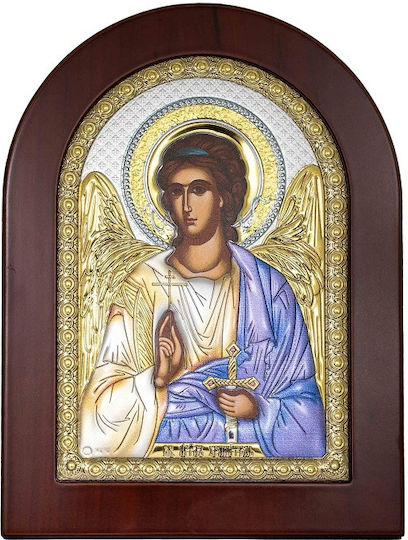 Prince Silvero Εικόνα Schutzengel Silber 15x21cm
