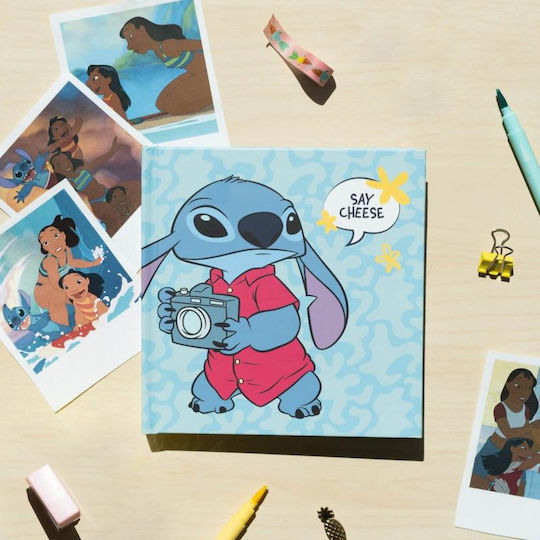 Grupo Erik Παιδικό Άλμπουμ Stitch Tropical για 22 Φωτογραφίες Γαλάζιο 16x16εκ.