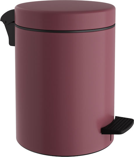 Pam & Co Metalic Perie de toaletă 8lt Burgundy
