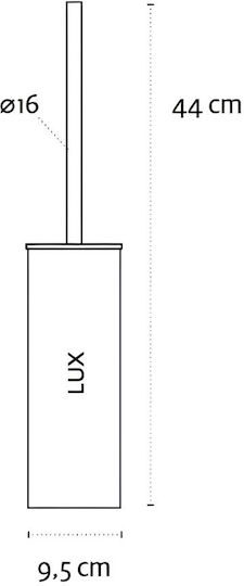Karag Metallic Toilet Brush Silver