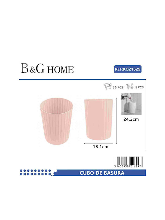 21629 Kunststoff Badezimmer Mülleimer Rosa