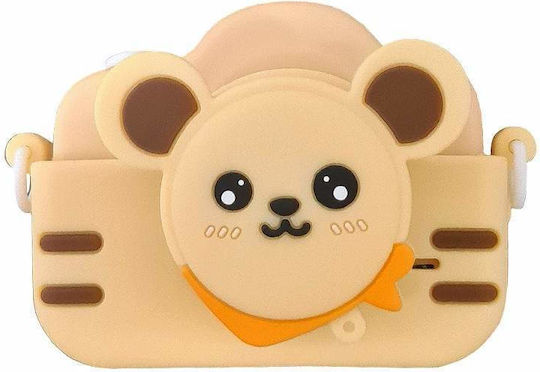 Bear Παιδική Φωτογραφική Μηχανή 20MP Full HD (1080p) Κίτρινη