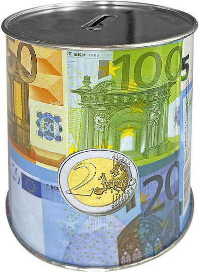 HOMie Копилка Метален в Различни Цветове 11.5x11.5x12см (Различни цветове)
