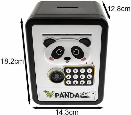 Electronic Safe Money Box with Security Code Plastic Panda