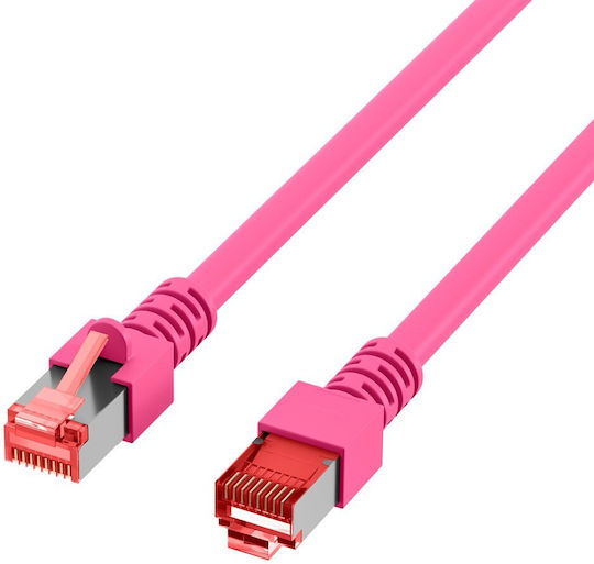 EFB S/FTP Cat.6 (Gigabit) Καλώδιο Δικτύου Ethernet 5m Ροζ