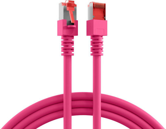 EFB S/FTP Cat.6 (Gigabit) Καλώδιο Δικτύου Ethernet 5m Ροζ