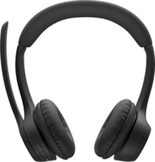 Logitech Zone 305 Безжични На ушите Мултимедийни слушалки с микрофон и връзка Bluetooth / USB-C в Черен цвят
