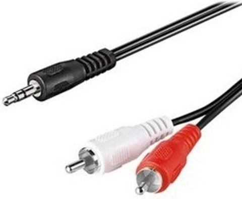 Roline Roline 3,5mm Klinkenkabel 3,5mm Stecker - RCA-Stecker Grau 5m