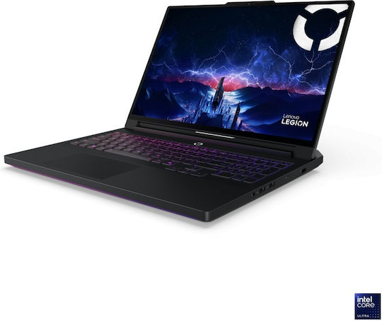 Lenovo Legion Pro 7 16IAX10H 16" OLED QHD+ 240Hz (Ultra 9-275HX/32GB/1TB SSD/GeForce RTX 5070 Ti/No OS) Eclipse Black (Tastatură US)