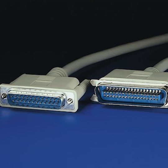 Roline Kabel RS232 25-poliger Stecker zu Serieller 36-poliger Stecker 9m (11.01.1090) 1Stück