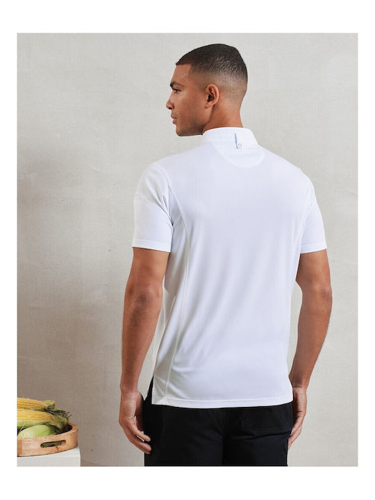 Premier Ανδρικό Διαφημιστικό T-shirt Κοντομάνικο White
