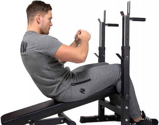 Virtufit Ρυθμιζόμενος Πάγκος Γυμναστικής με Ορθοστάτες