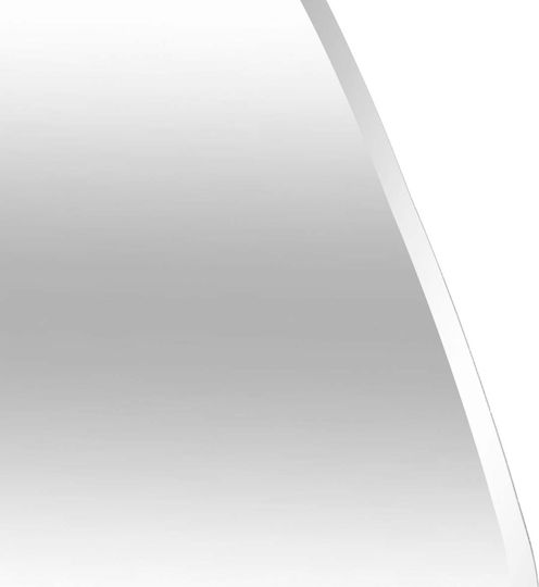 Atmosphera Καθρέπτης Τοίχου Ασύμμετρος με Ασημί Μεταλλικό Πλαίσιο 50x68cm