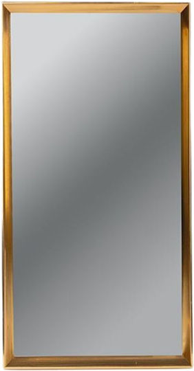 751-10037 Wandspiegel Rechteckig Gold 60x30cm 751-10037 Wandspiegel Rechteckig Gold 60x30cm