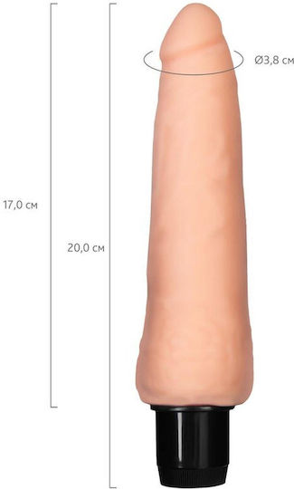 Realistic Vibrator 17cm Flesh