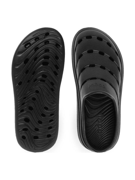 Coqui Herren Anatomisch Clogs Schwarz